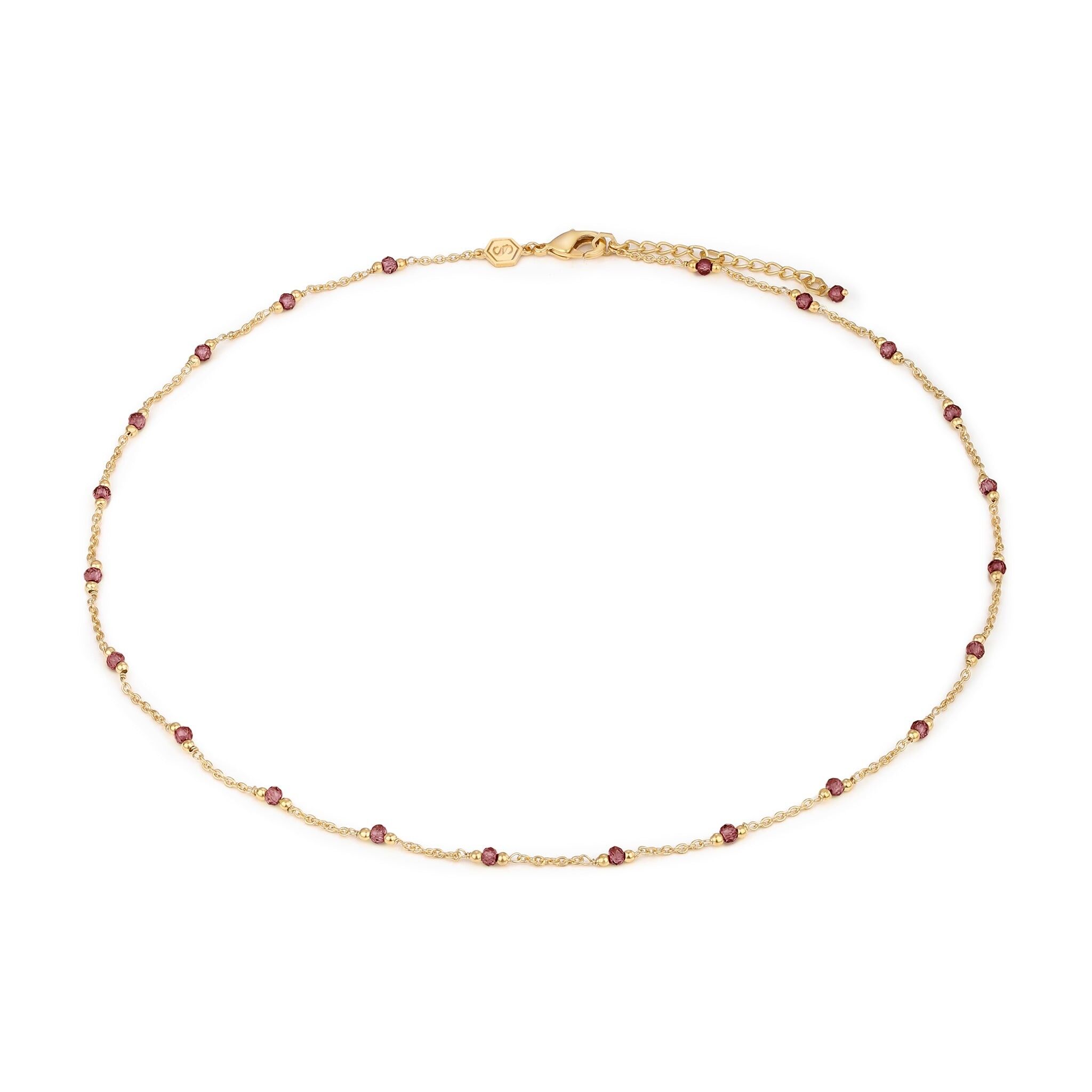 Collana Elyssa in pietre di Granato