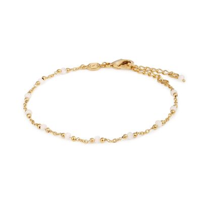 Pulsera de piedra lunar Elyssa