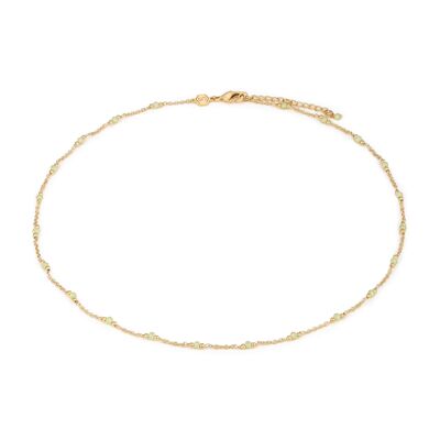 Collar Elyssa en piedras Peridoto