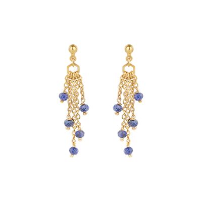 Elyssa earrings in Lapis lazuli stones