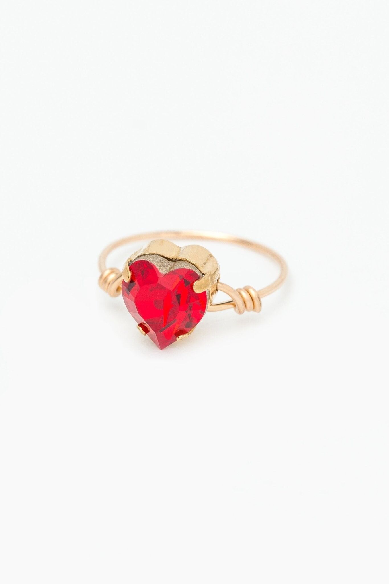 Anello in Oro Rosso CUORE