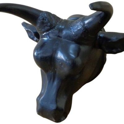 Bull's Head - Black Antique