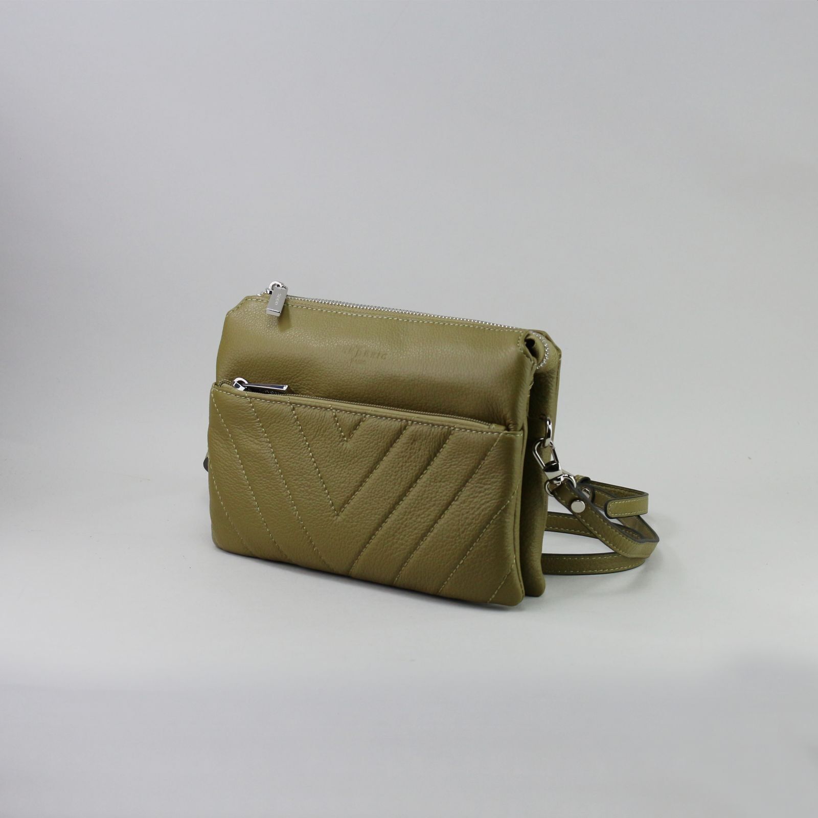 583900 Kaki chiaro - borsa in pelle