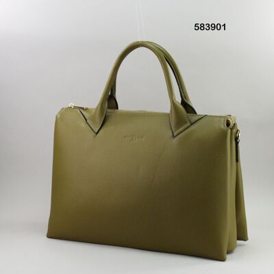 583901 Kaki chiaro - borsa in pelle