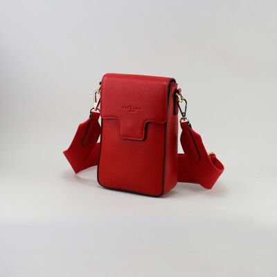 583904 Rojo - bolso de piel