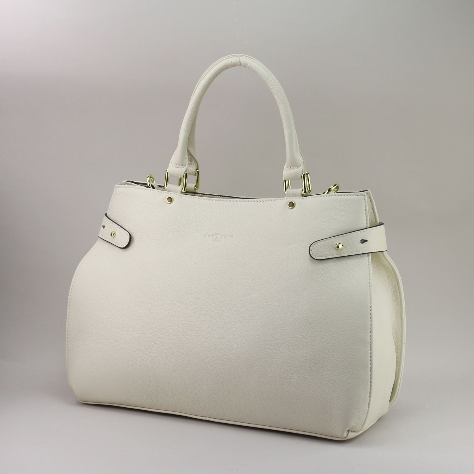 583905 Ecru - borsa in pelle