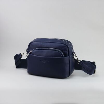 583913 Azul - bolso de piel