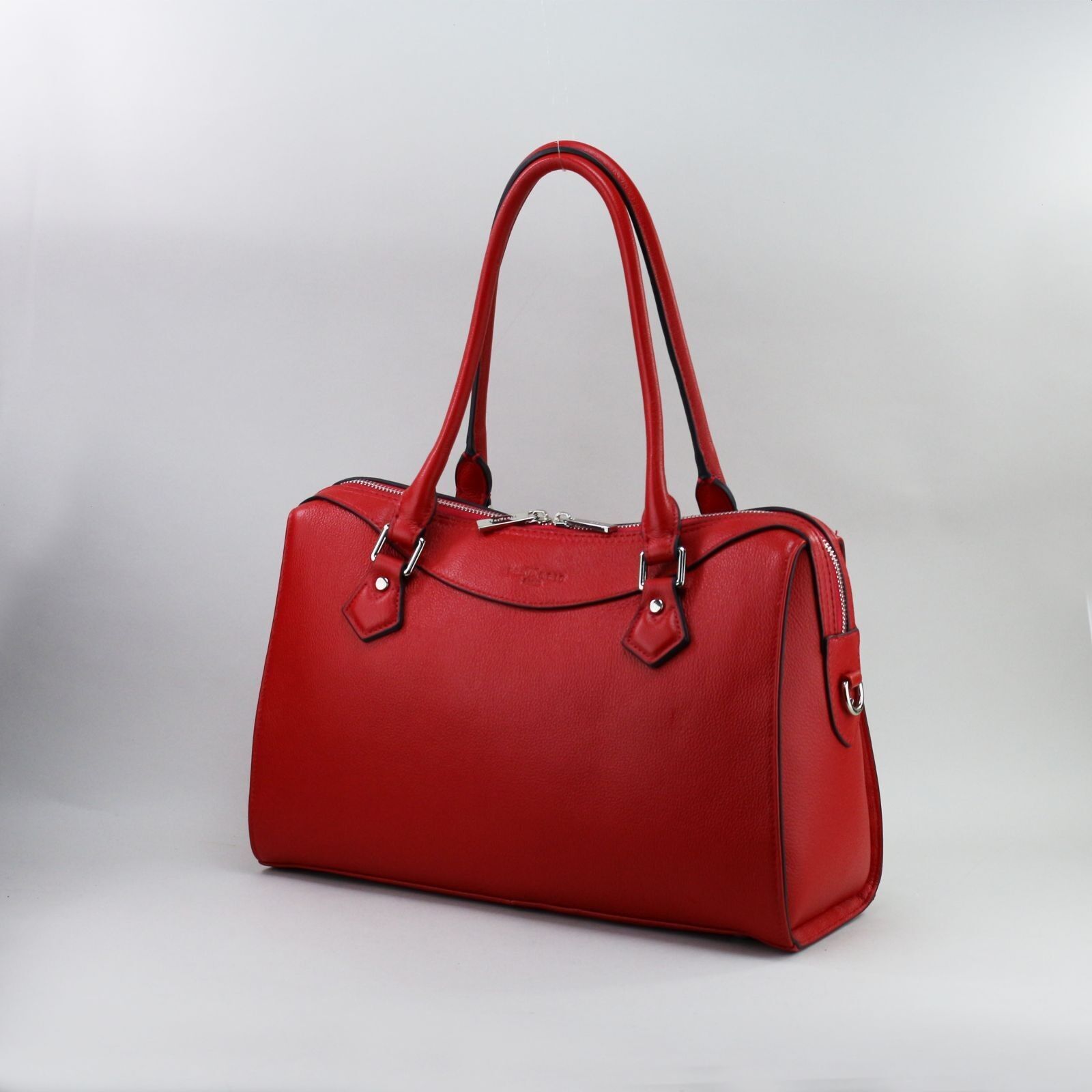 583914 Rosso - borsa in pelle