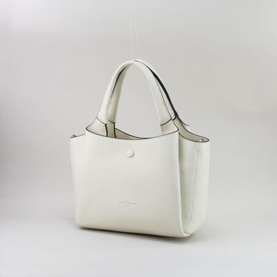 583919 Ecru - borsa in pelle