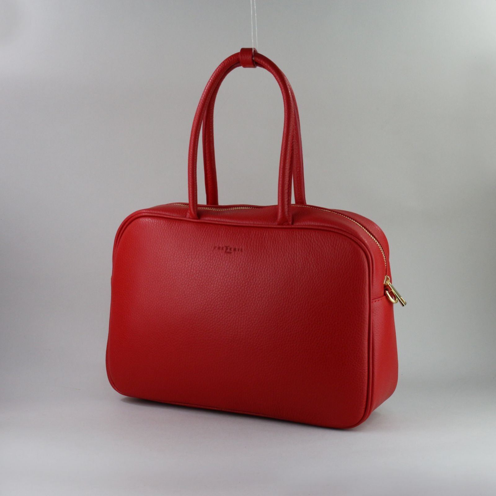 598029 Rosso - borsa in pelle