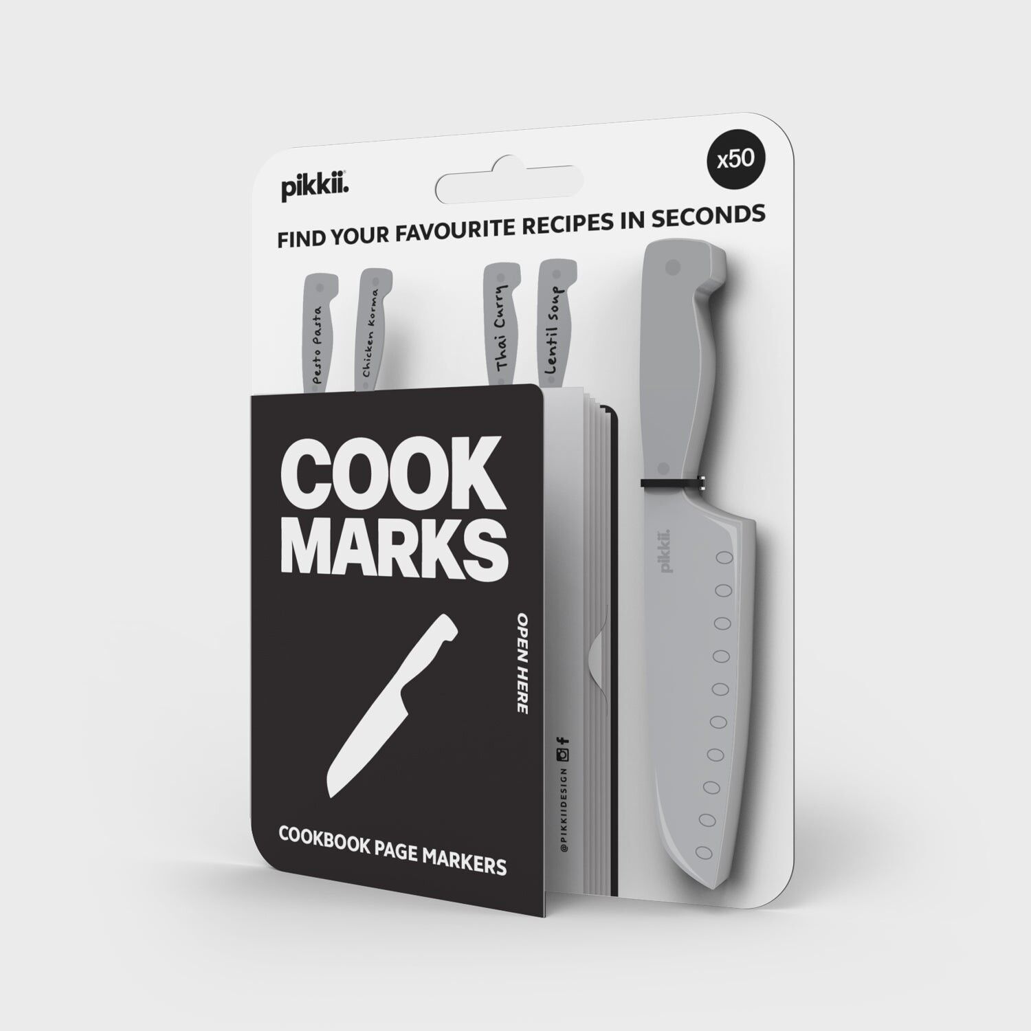 Cook Marks - Cookbook Page Markers