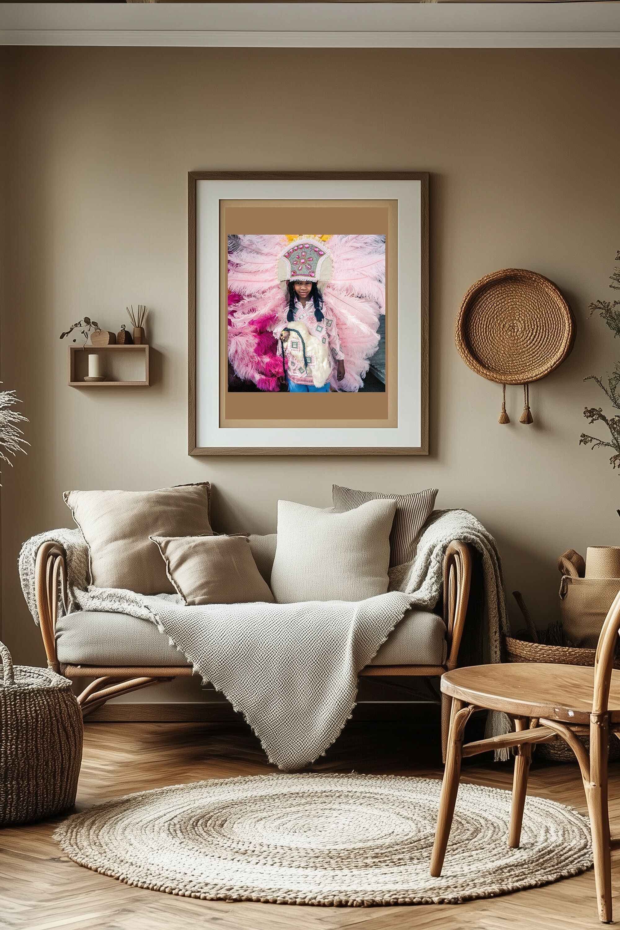 Indischer Papoose - New Orleans 2011 | Kunstpuzzle | Malerei