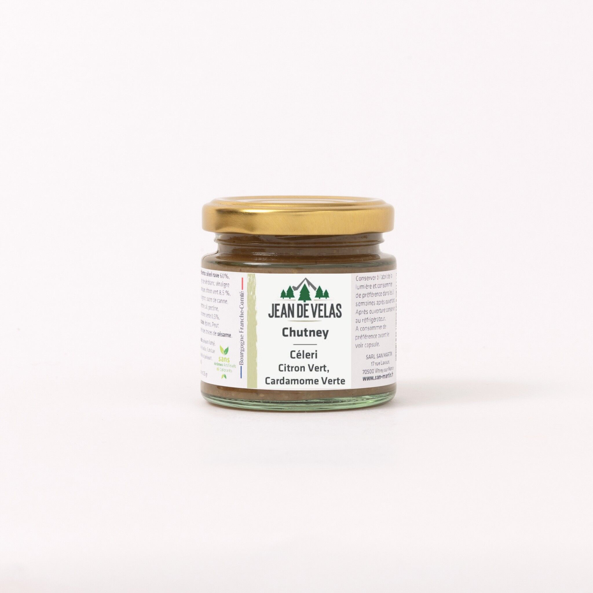 Chutney di sedano, lime e cardamomo 125g