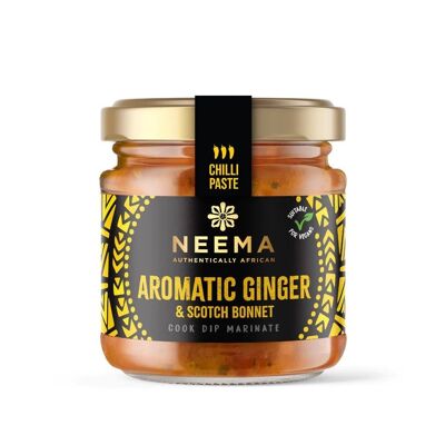Pâte de piment Scotch Bonnet et gingembre | Neema Food | 106 ml