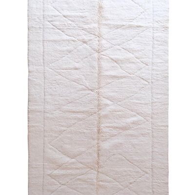 Alfombra bereber marroquí de pura lana 185 x 358 cm
