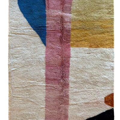 Alfombra bereber marroquí moderna 216 x 313 cm