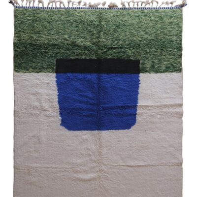 Tappeto moderno marocchino in lana berbera 248 x 308 cm