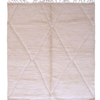 Tapis berbere marocain pure laine 210 x 281 cm