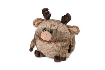 Noxxiez Peluche chauffe-main: RENNE 35x35x35cm, peluche, 3+