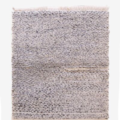 Petit tapis berbere marocain en laine 112 x 133 cm