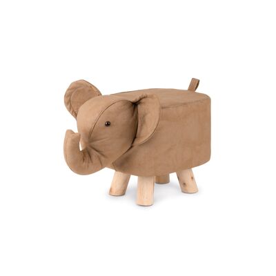 Taburete Noxxiez: ELEPHANT 51x29x30cm, marrón, 3+