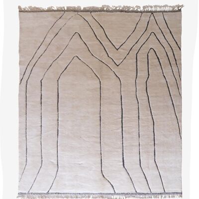 Tapis berbere marocain pure laine 335 x 410 cm
