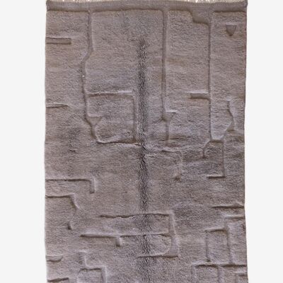 Pure wool Moroccan Berber rug 167 x 250 cm