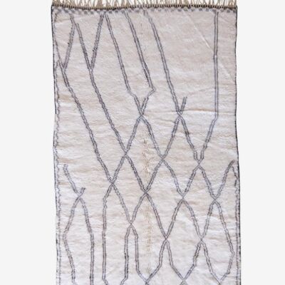 Tapis berbere marocain pure laine 152 x 260 cm