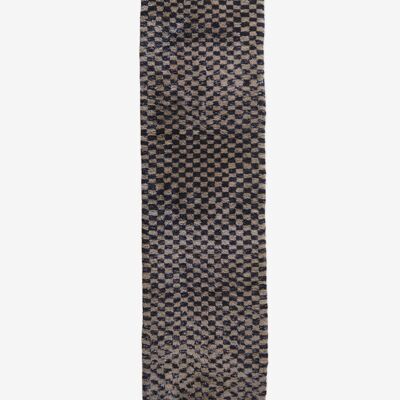 Alfombra de pasillo de lana marroquí 90 x 313 cm