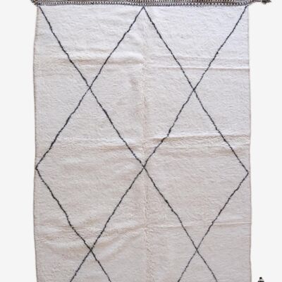 Moroccan Berber rug pure wool 213 x 295 cm