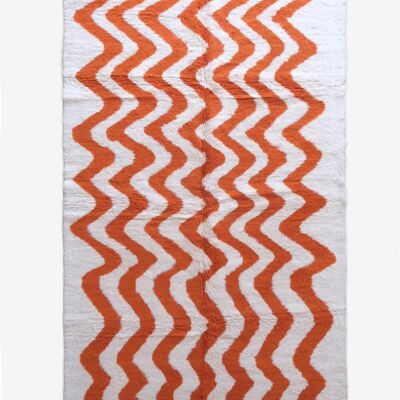 Pure wool Moroccan Berber rug 200 x 303 cm