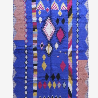 Tappeto berbero marocchino in pura lana 195 x 296 cm