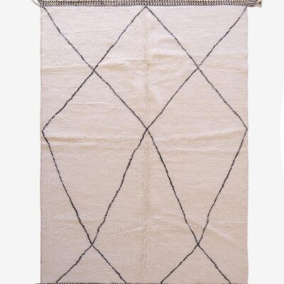 Alfombra bereber marroquí de pura lana 200 x 300 cm