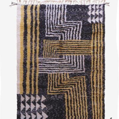 Alfombra bereber marroquí de pura lana 220 x 311 cm