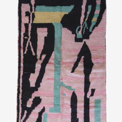Tapis berbere marocain pure laine 159 x 251 cm