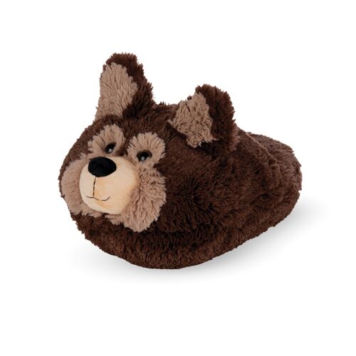 Noxxiez Peluche chauffe-pied: CHIEN H15xB25xD35cm, peluche, 3+