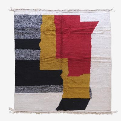 Modern Moroccan Berber wool rug 253 x 292 cm