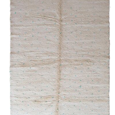 Alfombra bereber marroquí de pura lana 205 x 297 cm