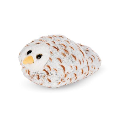 Scaldapiedi in peluche Noxxiez: SNOW HARFANG H15xB25xD35cm, peluche, 3+