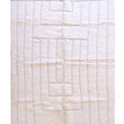 Alfombra bereber marroquí de pura lana 238 x 333 cm