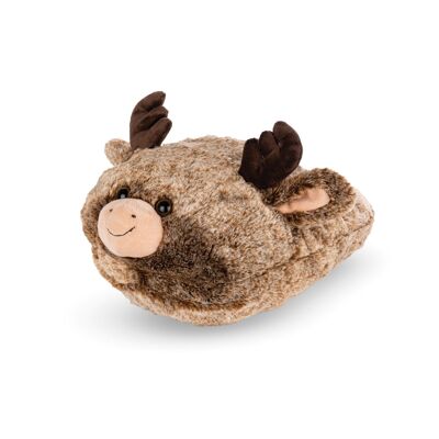 Noxxiez Plush foot warmer: REINDEER H15xB25xD35cm, plush, 3+