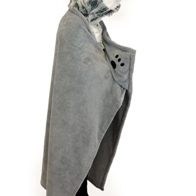 Noxxiez Blanket: HUSKY 130x100cm, plush, 3+
