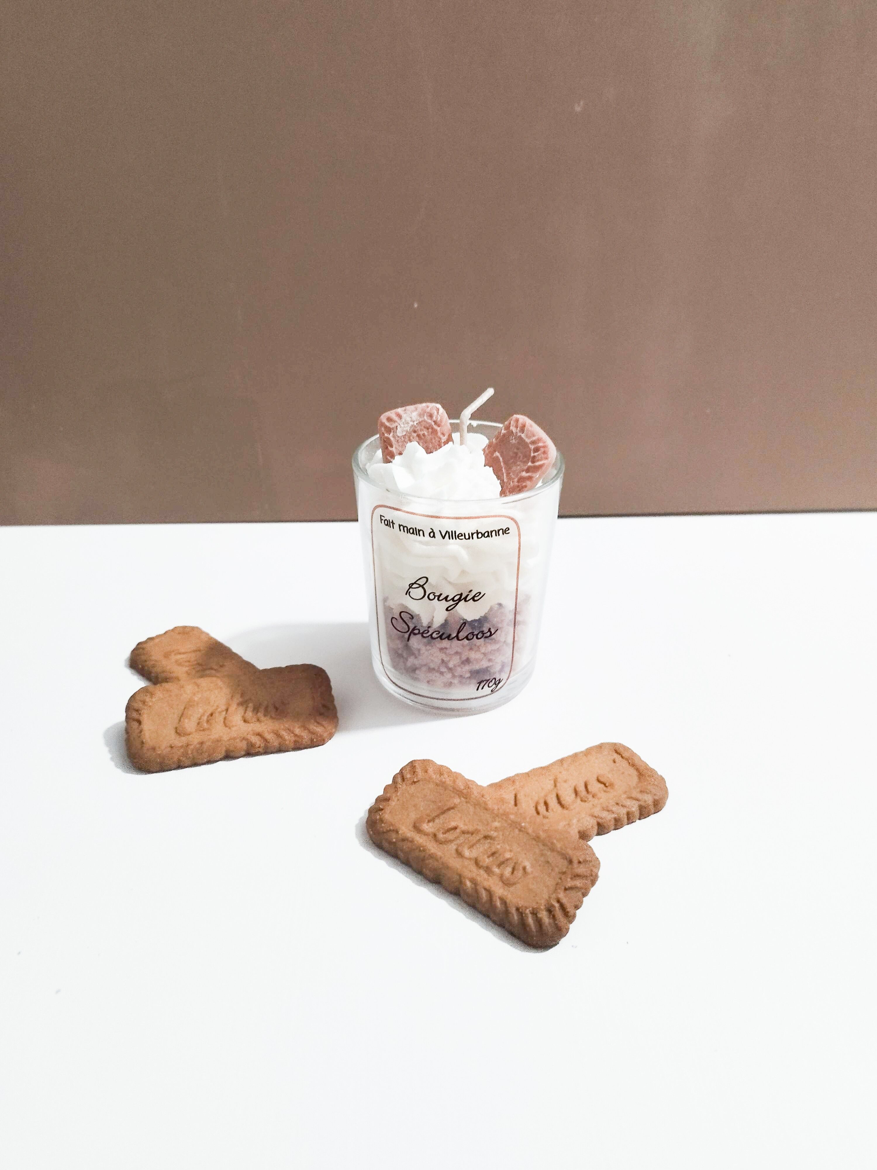Speculoos Candle – 170 g, Handmade