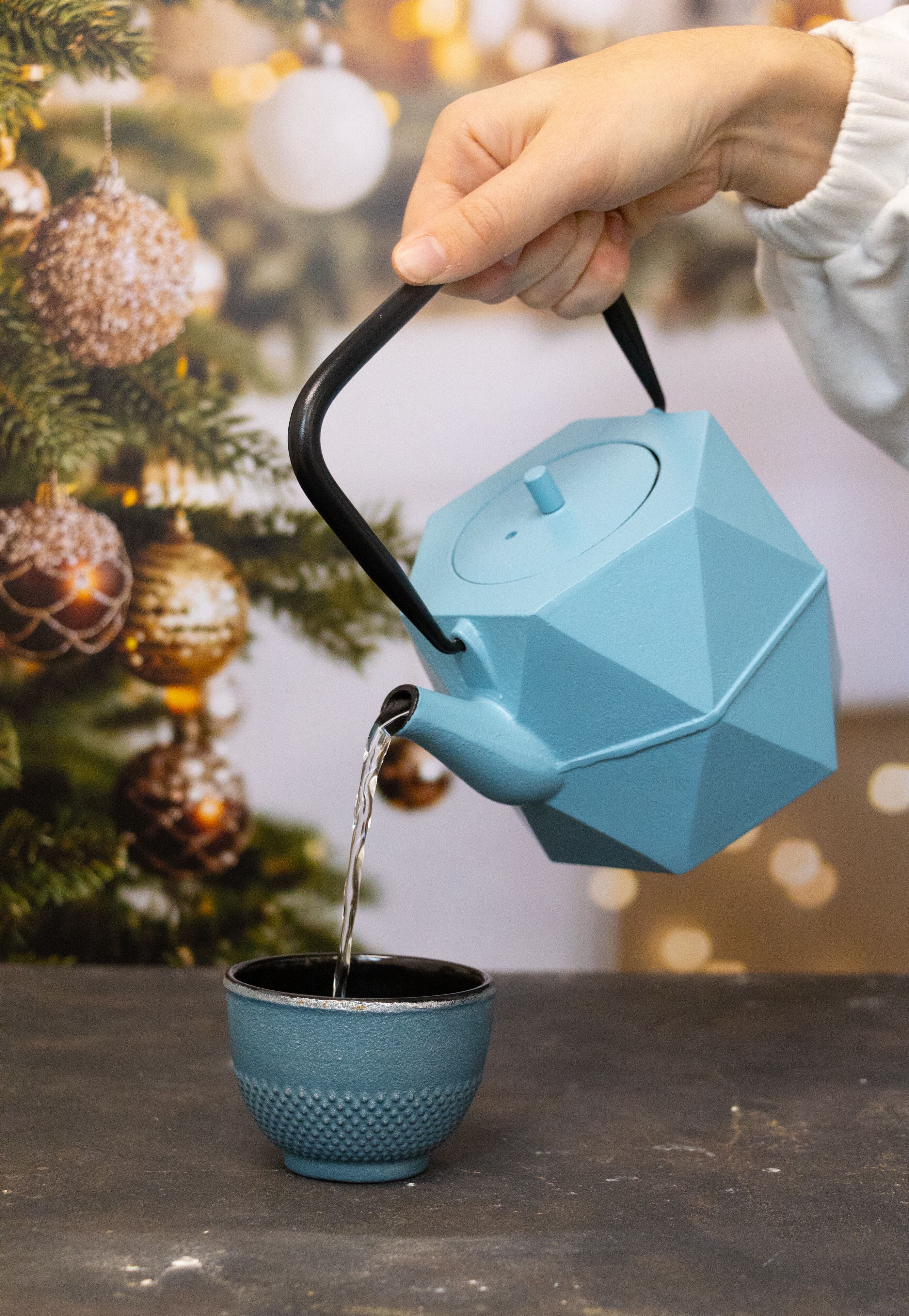 Origami Cast Iron Teapot - Aromandise