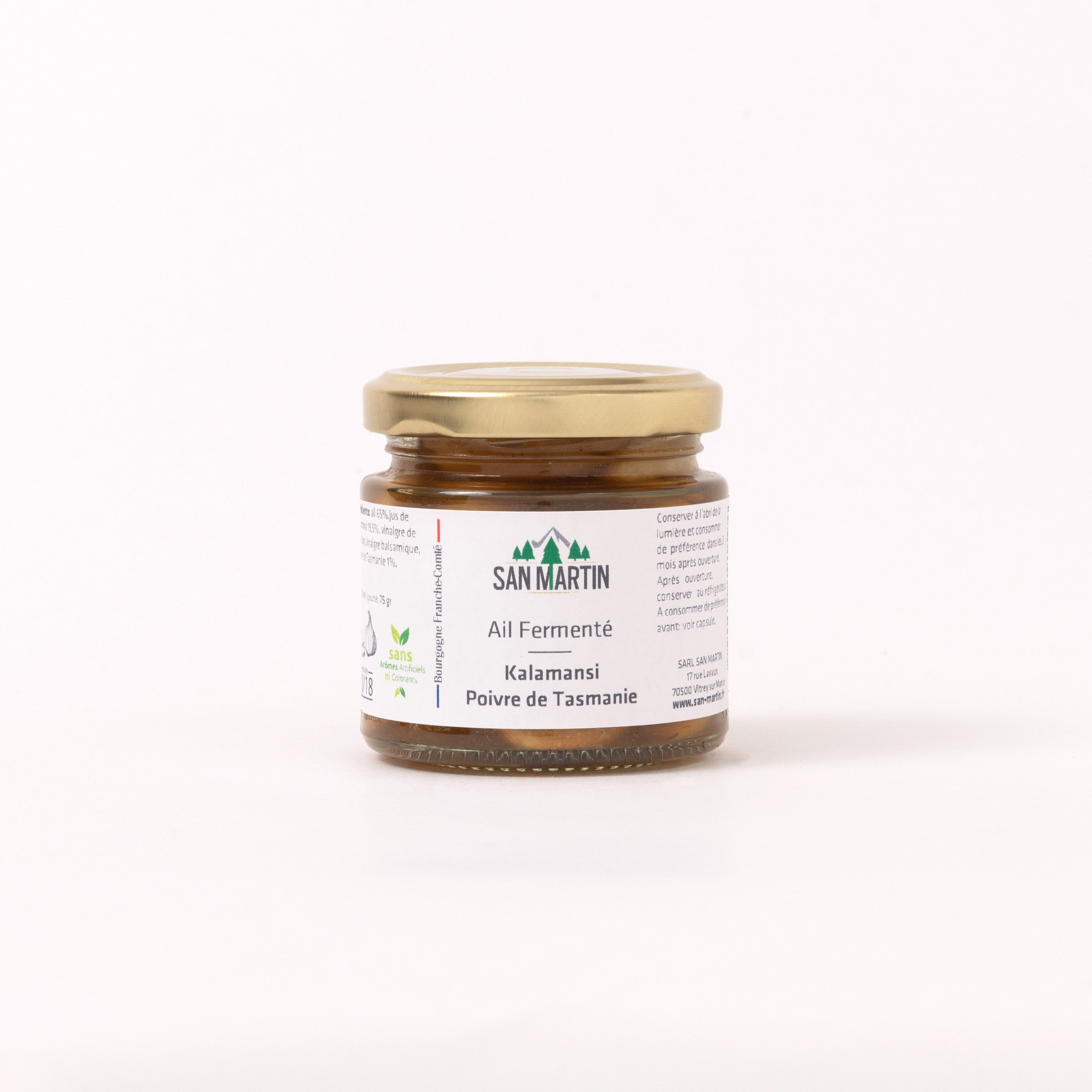 Aglio fermentato - Kalamansi, pepe della Tasmania