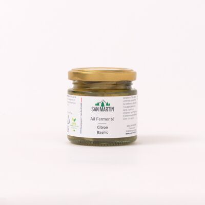 Fermentierter Knoblauch - Zitrone, Basilikum