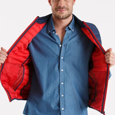 chemise bleue