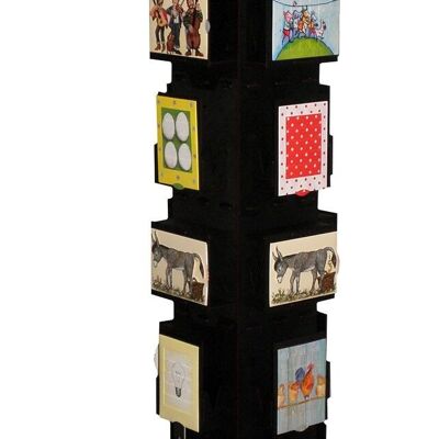 Card display - rotating stand for 28 motifs living cards