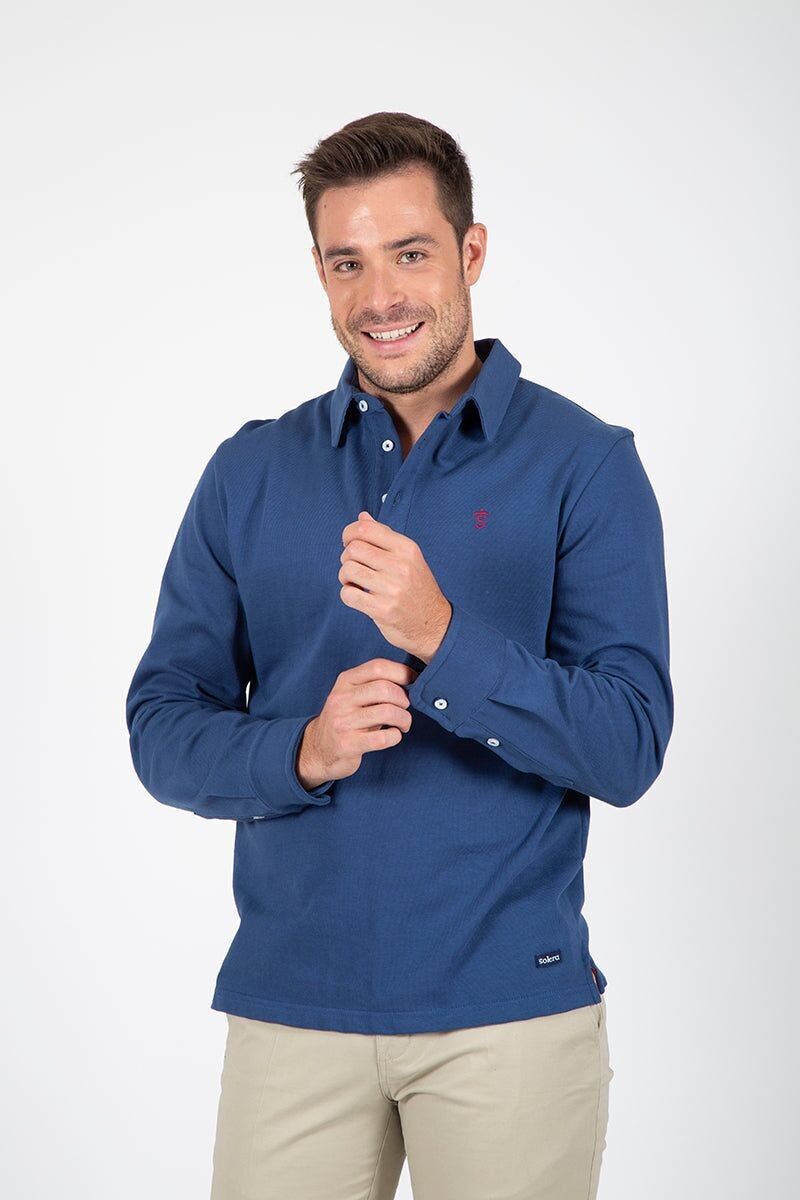 Polo spessa in jersey singolo