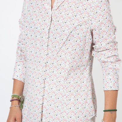 Camicia stampata multicolor
